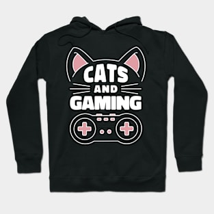 Cats and gaming lovers best gift for cats lovers and gaming lovers Hoodie